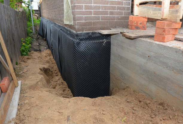Crawl space vapor barrier installation in Urbana, IL